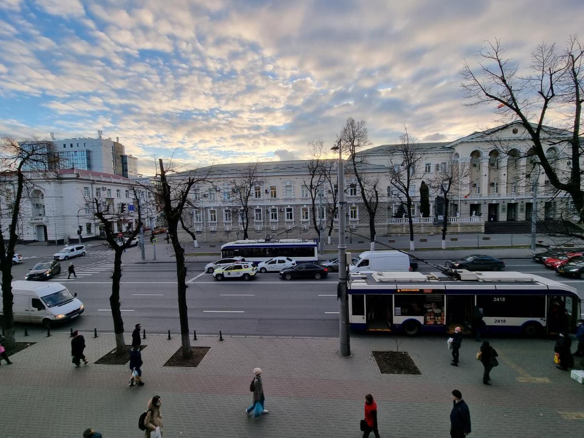 Stefan Cel Mare Boulevard Ultracentral Apartments In The Center Kişinev Dış mekan fotoğraf